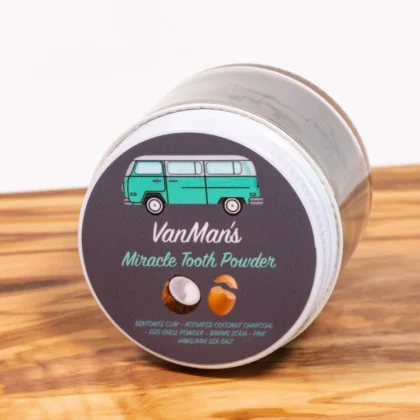 VanMan's Miracle Tooth Powder - Original Eggshell 2 oz