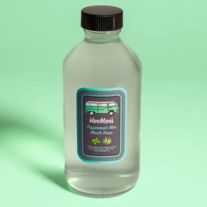 VanMan's Peppermint Aloe Mouth Rinse - 8 oz
