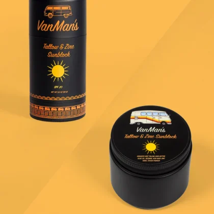 VanMan’s Tallow & Zinc SunBlock - 2 oz